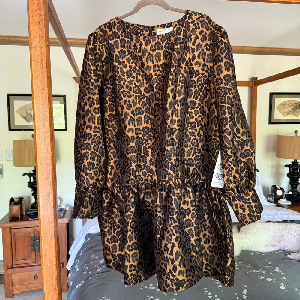 Never Fully Dressed Brown and Black Mini Dress